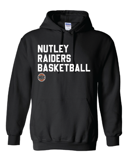 Nutley Basketball Hooded Sweatshirt - Black