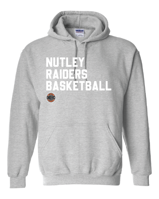 Nutley Basketball Hooded Sweatshirt - Grey