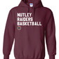 Nutley Basketball Hooded Sweatshirt - Maroon