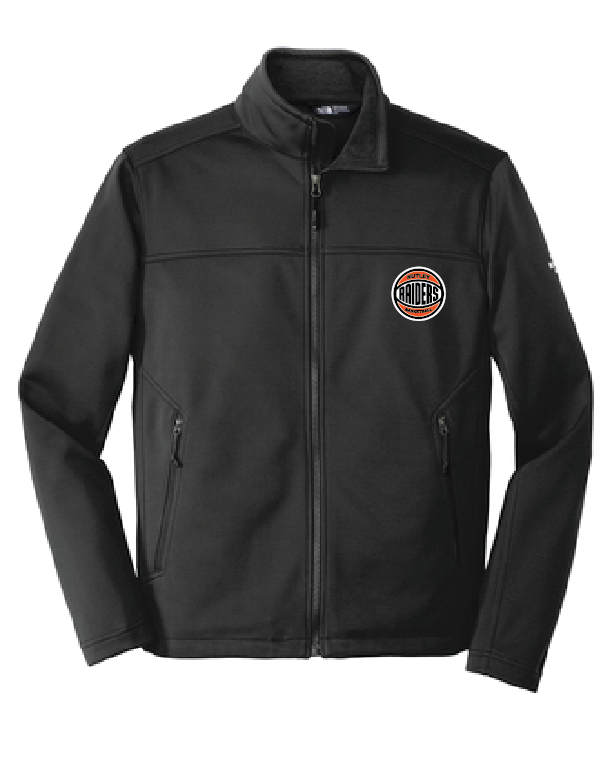 Nutley Basketball The North Face Jacket Embroidered - Black