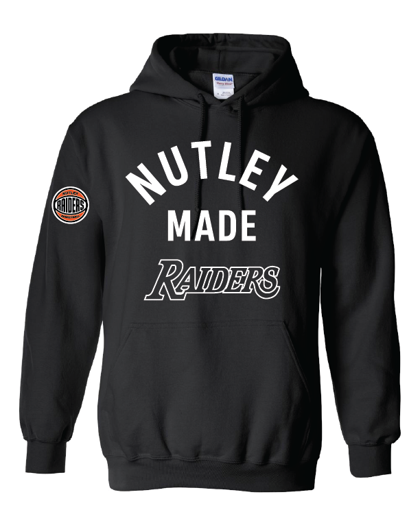 Nutley Made Basketball Hooded Sweatshirt - Black