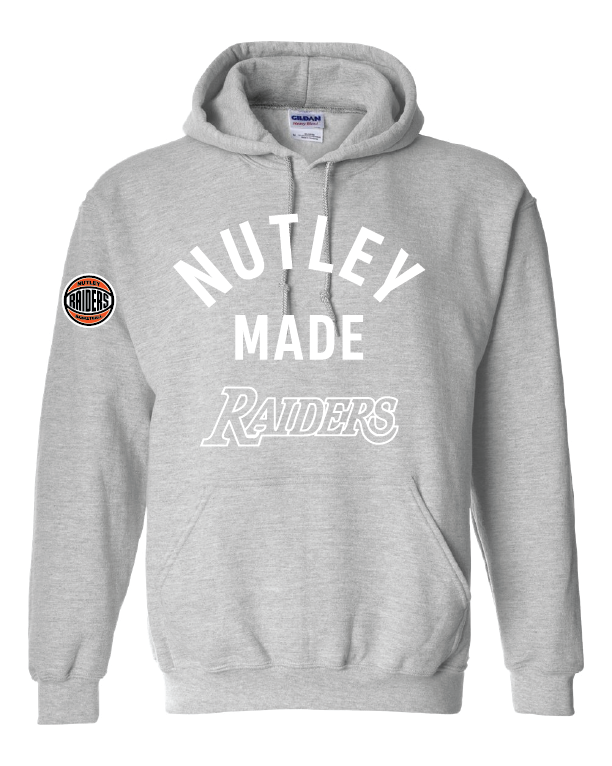 Nutley Made Basketball Hooded Sweatshirt - Grey