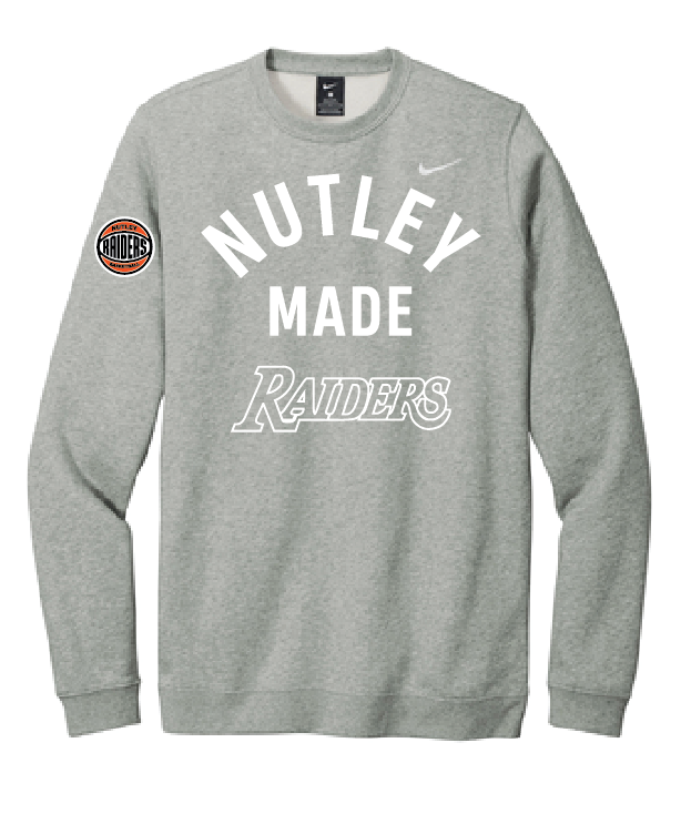 Nutley Made Nike Club Fleece Crew - Grey