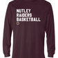 Nutley Basketball L/S Performance TEE - Maroon