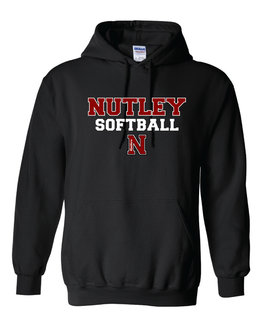 Nutley Softball Varsity Hooded Sweatshirt Black