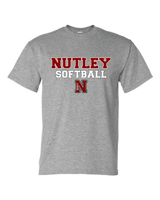 Nutley Softball Varsity Tee Grey