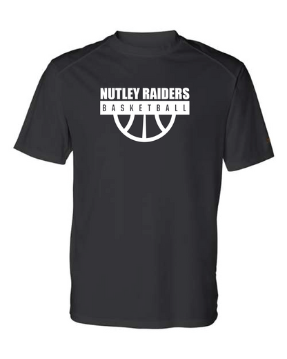 Nutley Basketball Halfball Performance TEE - Black