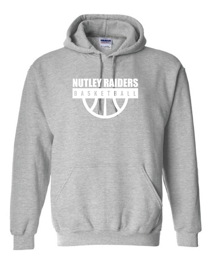 Nutley Basketball Halfball Hooded Sweatshirt - Grey