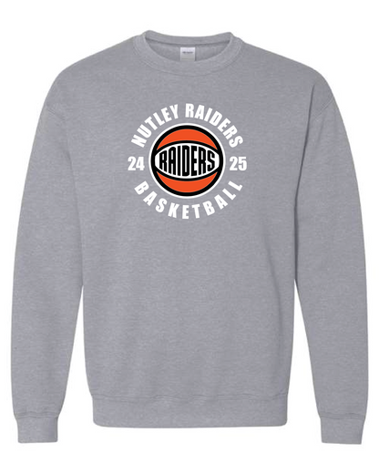 Nutley Basketball Roundball Crewneck - Grey