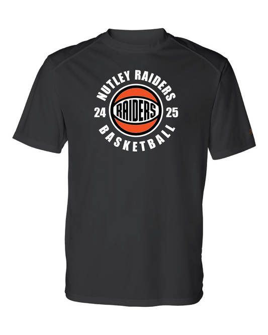 Nutley Basketball Roundball Performance TEE - Black