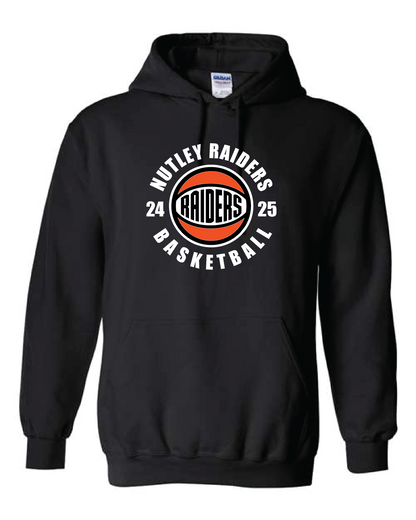 Nutley Basketball Roundball Hooded Sweatshirt - Black