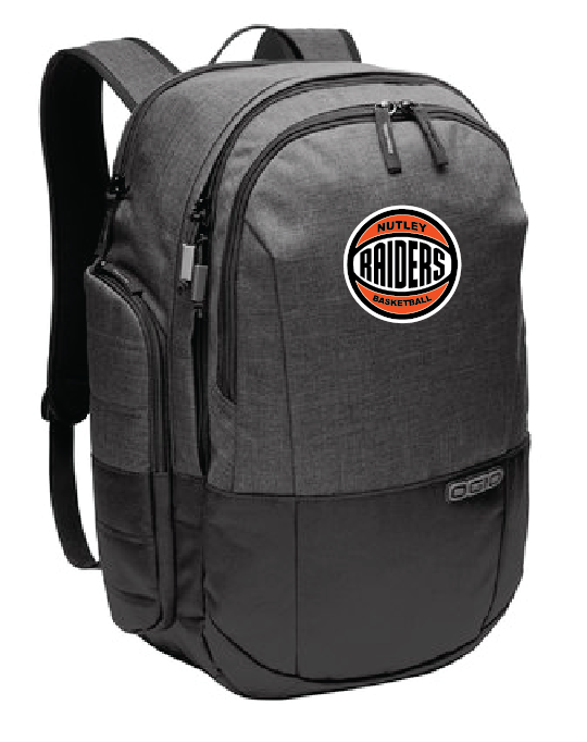 Nutley Raiders Basketball OGIO® Rockwell BackPack Embroidered - Grey