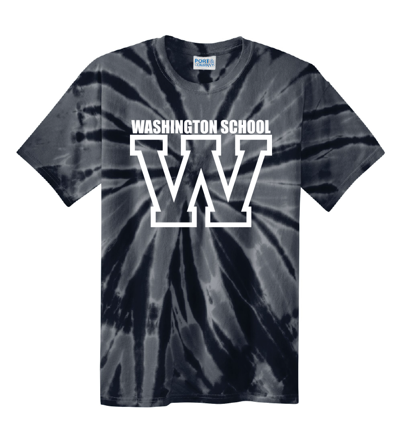 Washington W - Tie Dye T-Shirt - Black