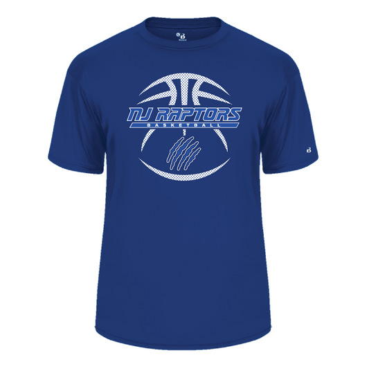 NJ Raptors Basketball Warmup Tshirt Royal