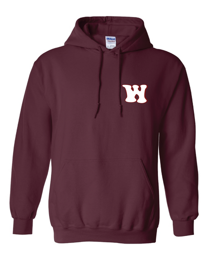 We Love Our Washington School Hooded Sweatshirt Maroon