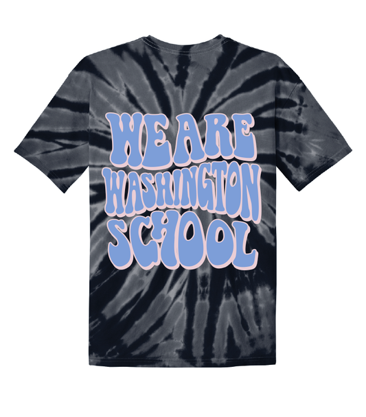 We are Washington - Tie Dye T-Shirt - Black