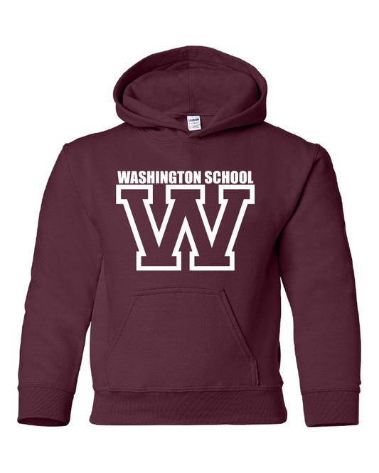 Washington W Hooded Sweatshirt - Maroon