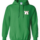 We Love Our Washington School Hooded Sweatshirt Green