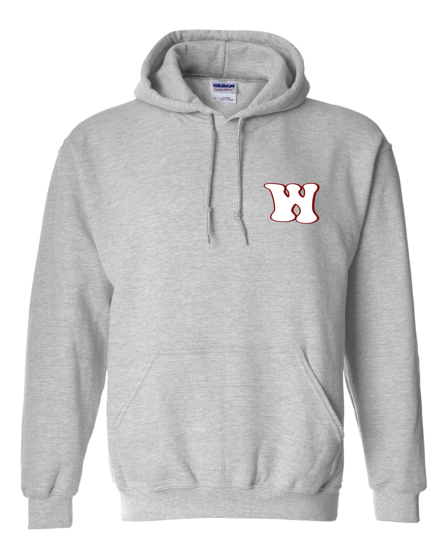 We Love Our Washington School Hooded Sweatshirt Grey