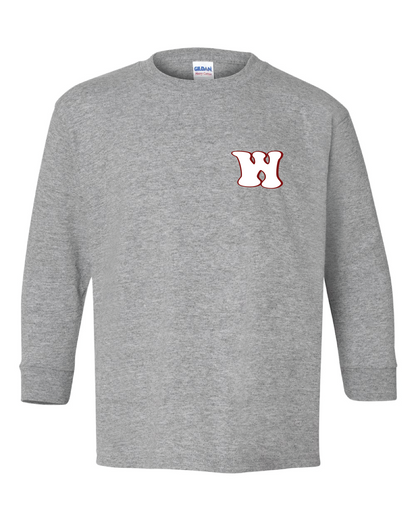 We Love Our Washington School L/S T-shirt Grey