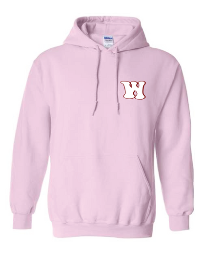 We Love Our Washington School Hooded Sweatshirt Pink