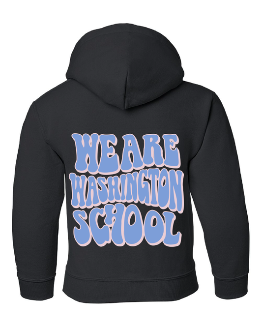 We are Washington School - Hooded Sweatshirt - Black