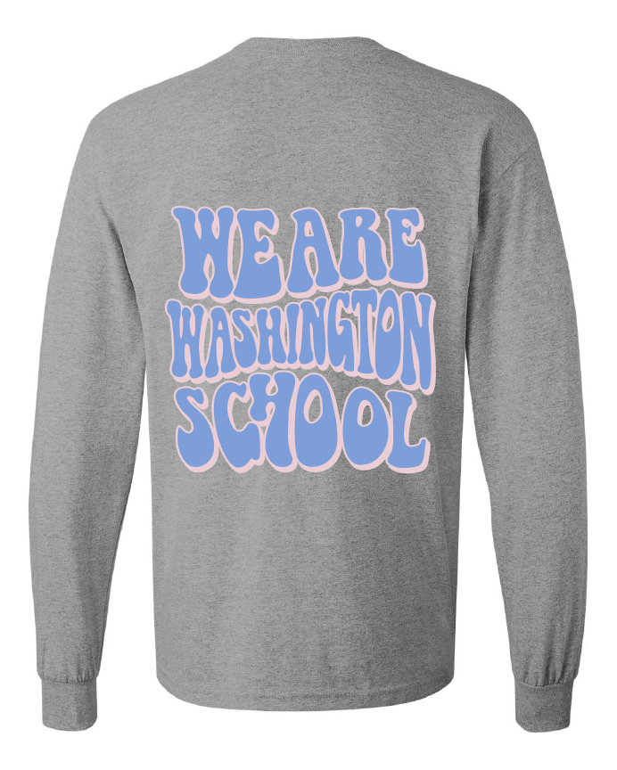 We are Washington - L/S T-shirt - Grey