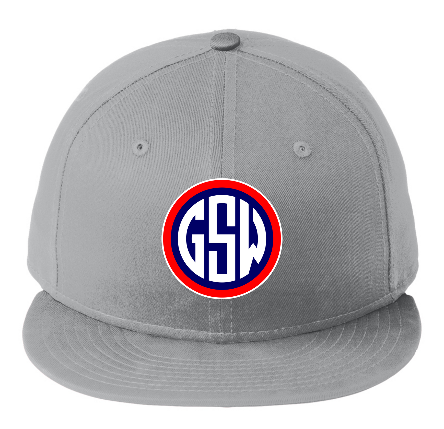 Fall 2024 GSW Alternate logo New Era® - Flat Bill Snapback Cap - Grey