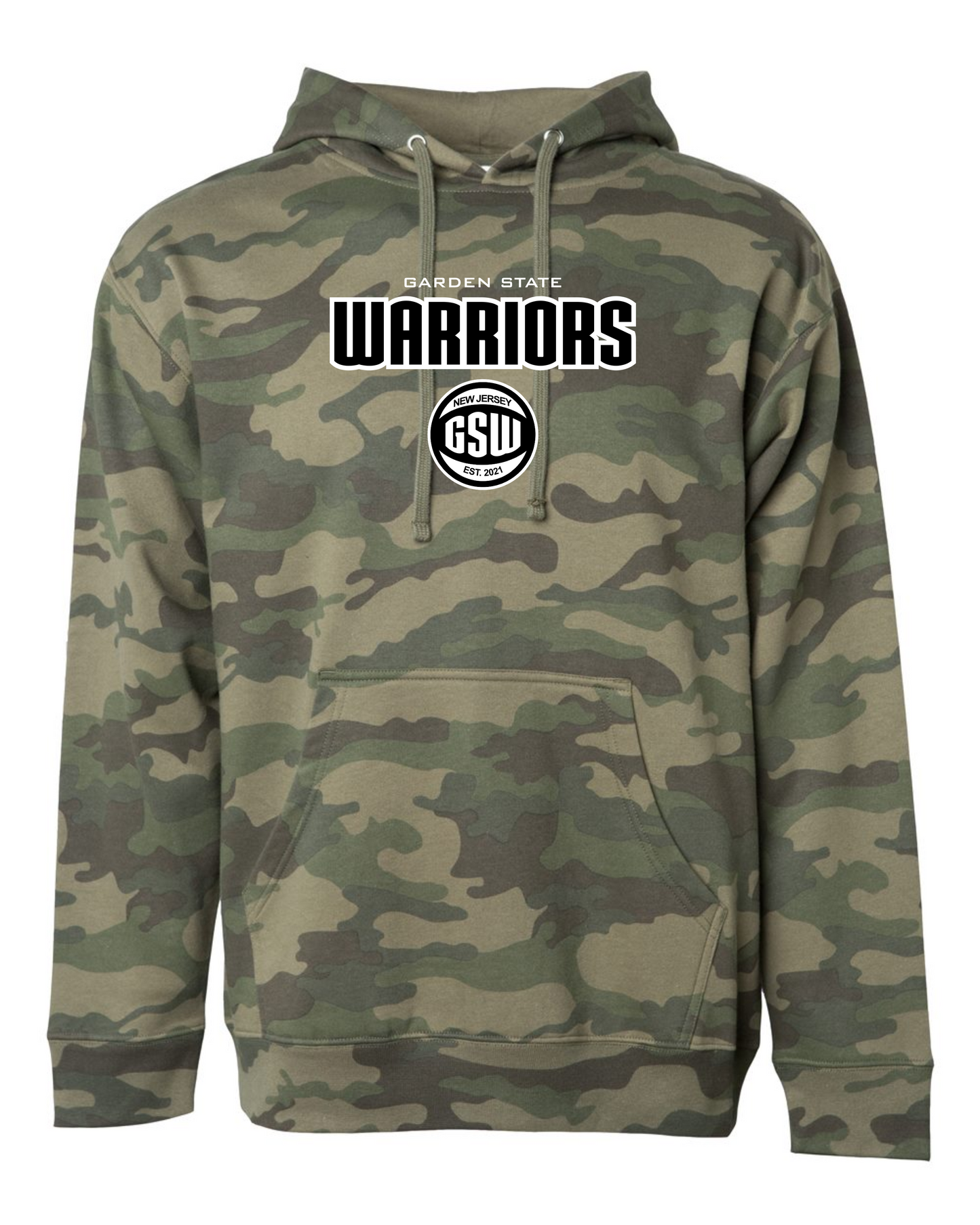 CAMO INDEPENDENT TRADING HOODIE - GSW SPRING 2023 WARRIORS