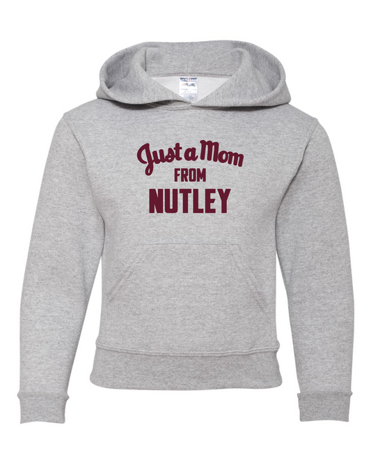 Just a Mom from Nutley Hooded Sweatshirt - Sport Grey