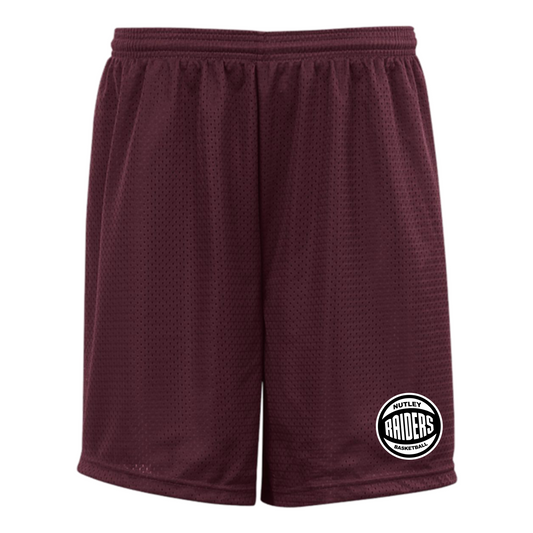 Nutley Raiders Basketball Shorts - Maroon